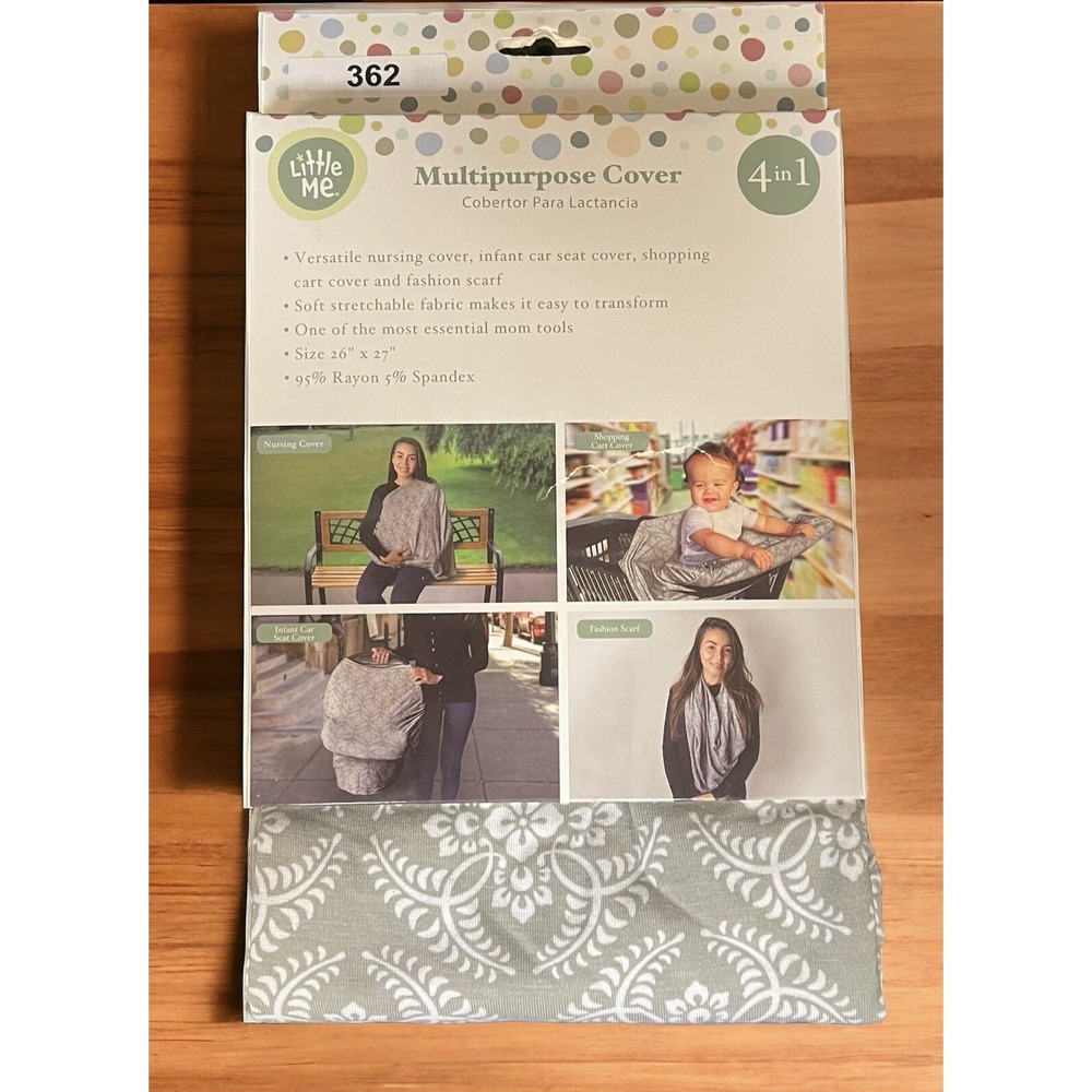 Little Me Multipurpose Cover/Car Seat, Shopping Cart, Nursing. NEW MARKDOWN!